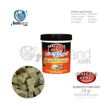 TUBIFEX Alimento para peces Omega ONE - 24 gr